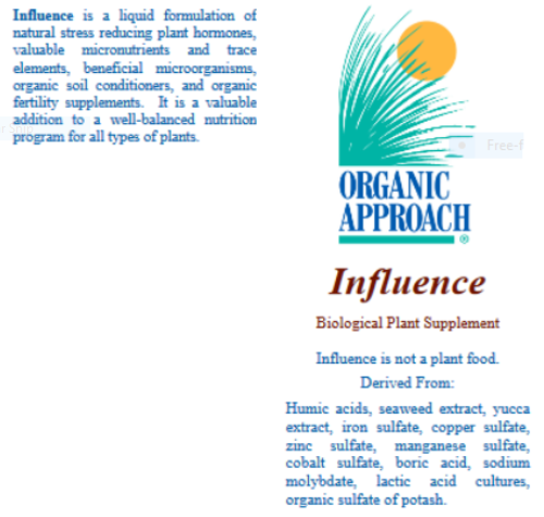 Influence Biological Plant Supplement description